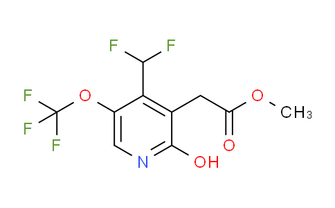 AM158396 | 1805923-47-0 | Methyl 4-(difluoromethyl)-2-hydroxy-5-(trifluoromethoxy)pyridine-3-acetate