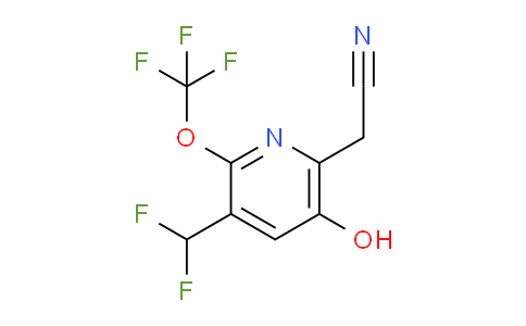 AM158399 | 1806728-26-6 | 3-(Difluoromethyl)-5-hydroxy-2-(trifluoromethoxy)pyridine-6-acetonitrile