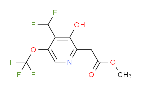 AM158404 | 1804837-97-5 | Methyl 4-(difluoromethyl)-3-hydroxy-5-(trifluoromethoxy)pyridine-2-acetate