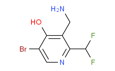 3-(Aminomethyl)-5-bromo-2-(difluoromethyl)-4-hydroxypyridine