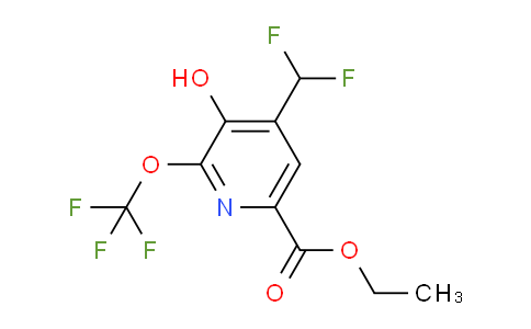 AM158414 | 1806193-77-0 | Ethyl 4-(difluoromethyl)-3-hydroxy-2-(trifluoromethoxy)pyridine-6-carboxylate