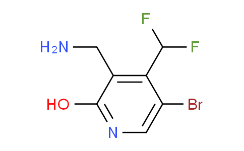 3-(Aminomethyl)-5-bromo-4-(difluoromethyl)-2-hydroxypyridine