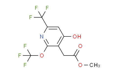 AM158423 | 1804367-87-0 | Methyl 4-hydroxy-2-(trifluoromethoxy)-6-(trifluoromethyl)pyridine-3-acetate