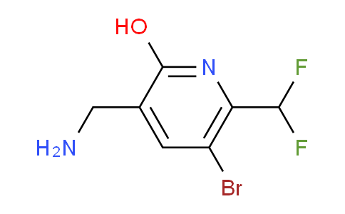 3-(Aminomethyl)-5-bromo-6-(difluoromethyl)-2-hydroxypyridine