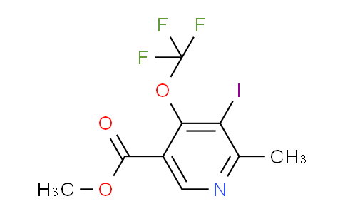 AM158433 | 1804435-40-2 | Methyl 3-iodo-2-methyl-4-(trifluoromethoxy)pyridine-5-carboxylate
