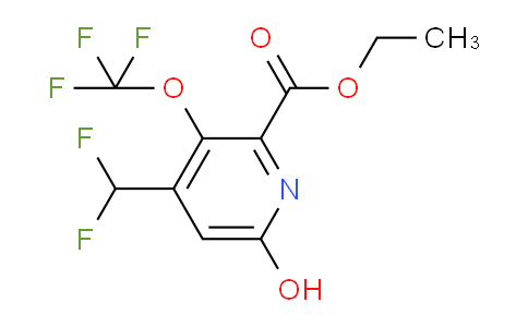 AM158435 | 1804345-26-3 | Ethyl 4-(difluoromethyl)-6-hydroxy-3-(trifluoromethoxy)pyridine-2-carboxylate