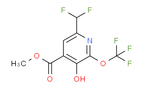 AM158439 | 1803961-44-5 | Methyl 6-(difluoromethyl)-3-hydroxy-2-(trifluoromethoxy)pyridine-4-carboxylate