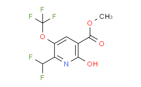 AM158442 | 1804344-76-0 | Methyl 2-(difluoromethyl)-6-hydroxy-3-(trifluoromethoxy)pyridine-5-carboxylate