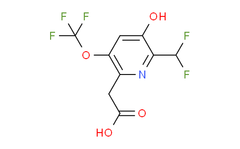 AM158444 | 1804359-32-7 | 2-(Difluoromethyl)-3-hydroxy-5-(trifluoromethoxy)pyridine-6-acetic acid