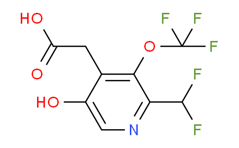 AM158453 | 1806160-61-1 | 2-(Difluoromethyl)-5-hydroxy-3-(trifluoromethoxy)pyridine-4-acetic acid