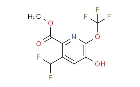 AM158459 | 1806044-11-0 | Methyl 3-(difluoromethyl)-5-hydroxy-6-(trifluoromethoxy)pyridine-2-carboxylate