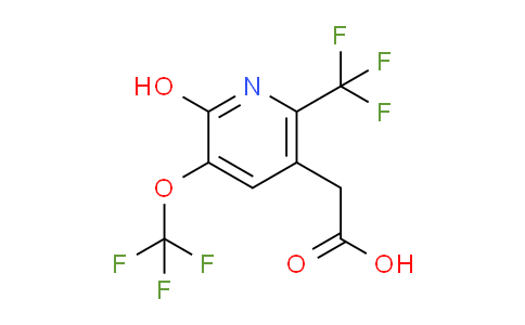 2-Hydroxy-3-(trifluoromethoxy)-6-(trifluoromethyl)pyridine-5-acetic acid