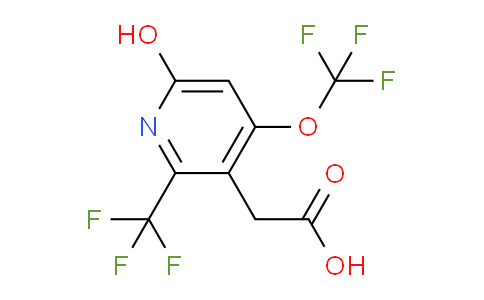 6-Hydroxy-4-(trifluoromethoxy)-2-(trifluoromethyl)pyridine-3-acetic acid