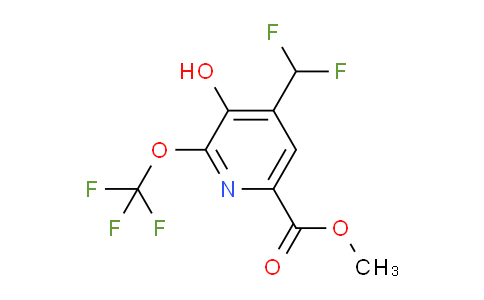 AM158468 | 1803962-08-4 | Methyl 4-(difluoromethyl)-3-hydroxy-2-(trifluoromethoxy)pyridine-6-carboxylate