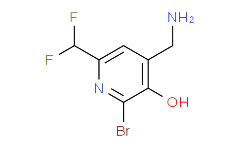 4-(Aminomethyl)-2-bromo-6-(difluoromethyl)-3-hydroxypyridine