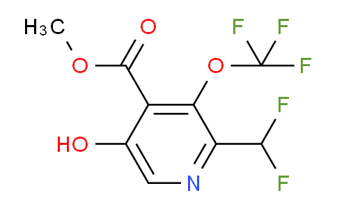 AM158476 | 1804362-51-3 | Methyl 2-(difluoromethyl)-5-hydroxy-3-(trifluoromethoxy)pyridine-4-carboxylate
