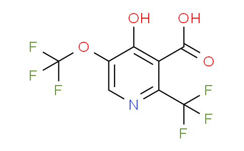 4-Hydroxy-5-(trifluoromethoxy)-2-(trifluoromethyl)pyridine-3-carboxylic acid