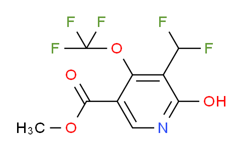 Methyl 3-(difluoromethyl)-2-hydroxy-4-(trifluoromethoxy)pyridine-5-carboxylate