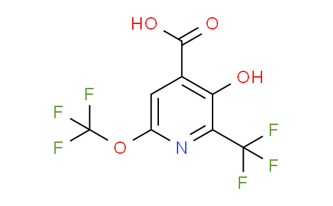 AM158484 | 1804368-20-4 | 3-Hydroxy-6-(trifluoromethoxy)-2-(trifluoromethyl)pyridine-4-carboxylic acid
