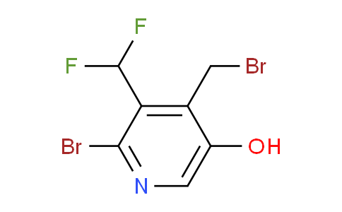 2-Bromo-4-(bromomethyl)-3-(difluoromethyl)-5-hydroxypyridine