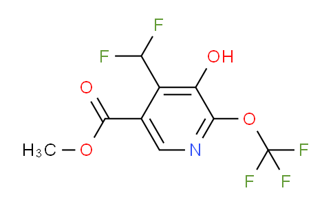 AM158502 | 1804344-86-2 | Methyl 4-(difluoromethyl)-3-hydroxy-2-(trifluoromethoxy)pyridine-5-carboxylate
