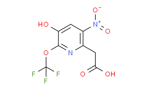 AM158521 | 1804717-47-2 | 3-Hydroxy-5-nitro-2-(trifluoromethoxy)pyridine-6-acetic acid