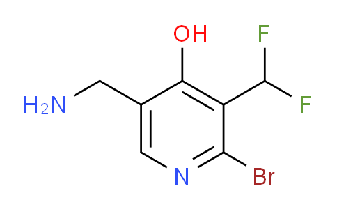 5-(Aminomethyl)-2-bromo-3-(difluoromethyl)-4-hydroxypyridine