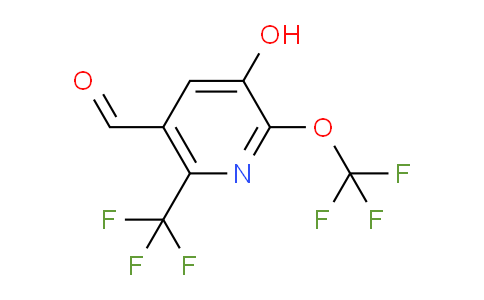 AM158534 | 1806191-11-6 | 3-Hydroxy-2-(trifluoromethoxy)-6-(trifluoromethyl)pyridine-5-carboxaldehyde