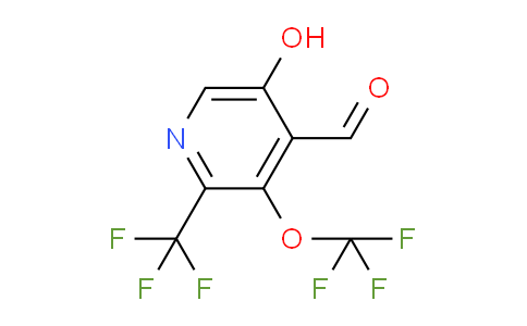 AM158544 | 1804366-11-7 | 5-Hydroxy-3-(trifluoromethoxy)-2-(trifluoromethyl)pyridine-4-carboxaldehyde