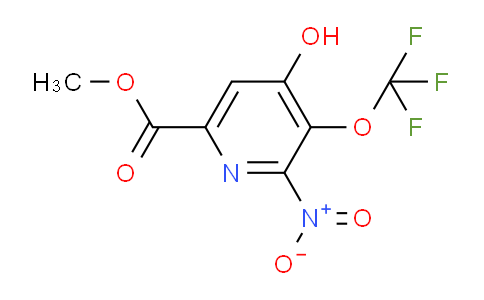 Methyl 4-hydroxy-2-nitro-3-(trifluoromethoxy)pyridine-6-carboxylate