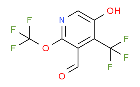5-Hydroxy-2-(trifluoromethoxy)-4-(trifluoromethyl)pyridine-3-carboxaldehyde