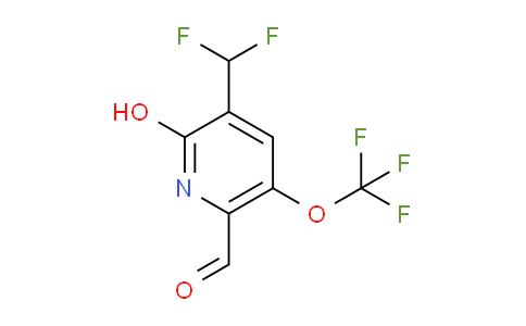 3-(Difluoromethyl)-2-hydroxy-5-(trifluoromethoxy)pyridine-6-carboxaldehyde