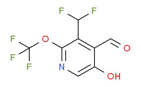 AM158576 | 1804347-99-6 | 3-(Difluoromethyl)-5-hydroxy-2-(trifluoromethoxy)pyridine-4-carboxaldehyde