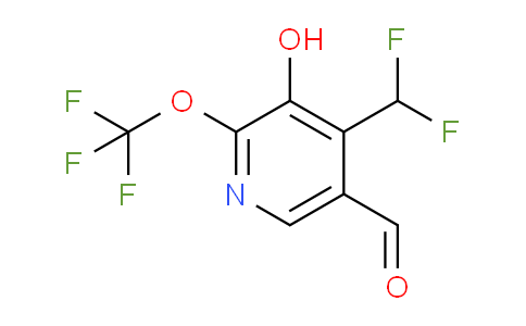 AM158583 | 1804839-81-3 | 4-(Difluoromethyl)-3-hydroxy-2-(trifluoromethoxy)pyridine-5-carboxaldehyde