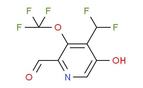 AM158584 | 1804348-19-3 | 4-(Difluoromethyl)-5-hydroxy-3-(trifluoromethoxy)pyridine-2-carboxaldehyde