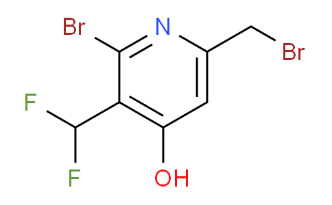 2-Bromo-6-(bromomethyl)-3-(difluoromethyl)-4-hydroxypyridine