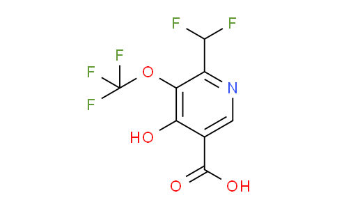 AM158597 | 1806160-09-7 | 2-(Difluoromethyl)-4-hydroxy-3-(trifluoromethoxy)pyridine-5-carboxylic acid