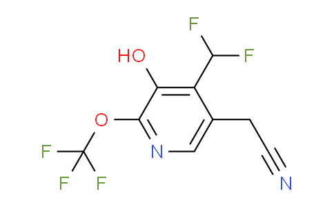 AM158601 | 1804798-17-1 | 4-(Difluoromethyl)-3-hydroxy-2-(trifluoromethoxy)pyridine-5-acetonitrile