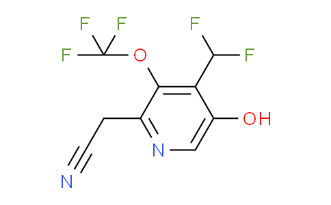 AM158602 | 1804347-33-8 | 4-(Difluoromethyl)-5-hydroxy-3-(trifluoromethoxy)pyridine-2-acetonitrile