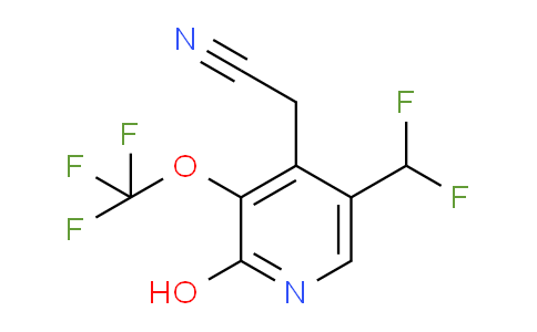 AM158606 | 1804361-90-7 | 5-(Difluoromethyl)-2-hydroxy-3-(trifluoromethoxy)pyridine-4-acetonitrile