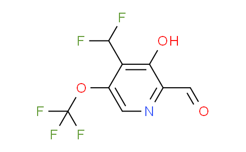 AM158607 | 1804836-83-6 | 4-(Difluoromethyl)-3-hydroxy-5-(trifluoromethoxy)pyridine-2-carboxaldehyde