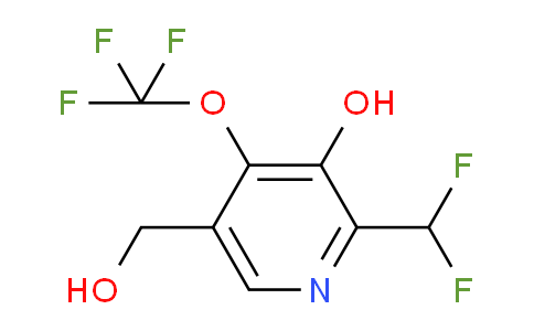 2-(Difluoromethyl)-3-hydroxy-4-(trifluoromethoxy)pyridine-5-methanol