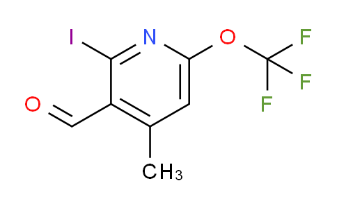 2-Iodo-4-methyl-6-(trifluoromethoxy)pyridine-3-carboxaldehyde