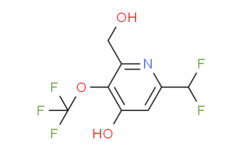 6-(Difluoromethyl)-4-hydroxy-3-(trifluoromethoxy)pyridine-2-methanol