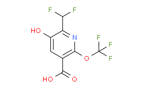AM158619 | 1804836-96-1 | 2-(Difluoromethyl)-3-hydroxy-6-(trifluoromethoxy)pyridine-5-carboxylic acid