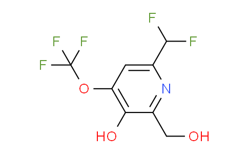 6-(Difluoromethyl)-3-hydroxy-4-(trifluoromethoxy)pyridine-2-methanol