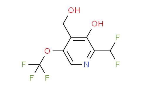 2-(Difluoromethyl)-3-hydroxy-5-(trifluoromethoxy)pyridine-4-methanol
