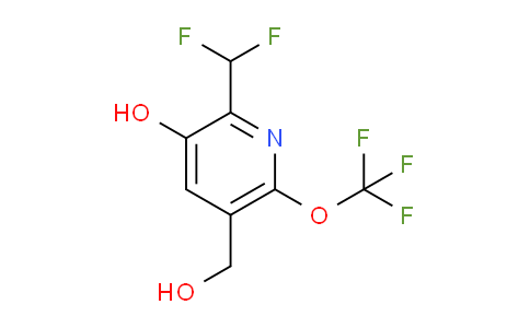 2-(Difluoromethyl)-3-hydroxy-6-(trifluoromethoxy)pyridine-5-methanol