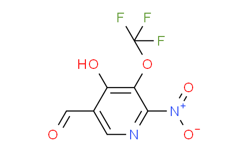 4-Hydroxy-2-nitro-3-(trifluoromethoxy)pyridine-5-carboxaldehyde