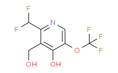 2-(Difluoromethyl)-4-hydroxy-5-(trifluoromethoxy)pyridine-3-methanol